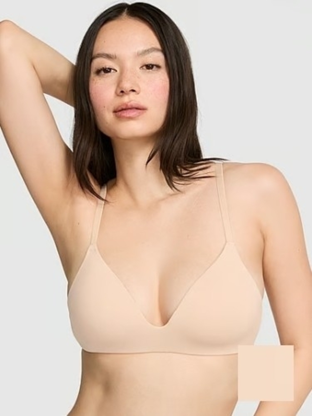 Seamless Nude T-Shirt Bra - Wireless Comfort Pink Brand 32D NWT